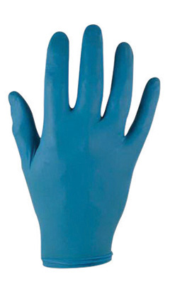 Disposable Lightly Powdered Nitrile Gloves Extra Large 100/box - Gloves